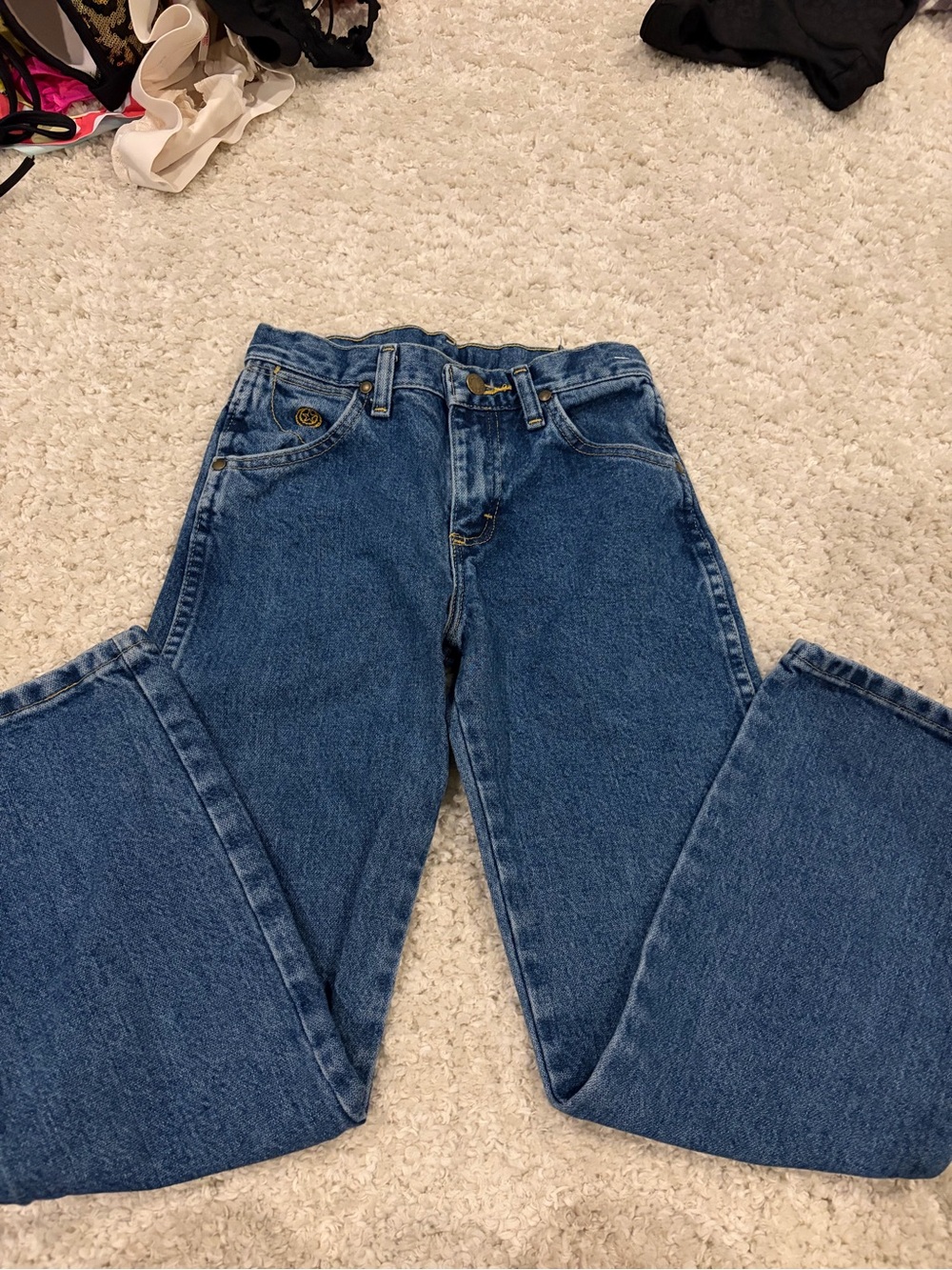 Wrangler Kids Blue Straight Leg Jeans